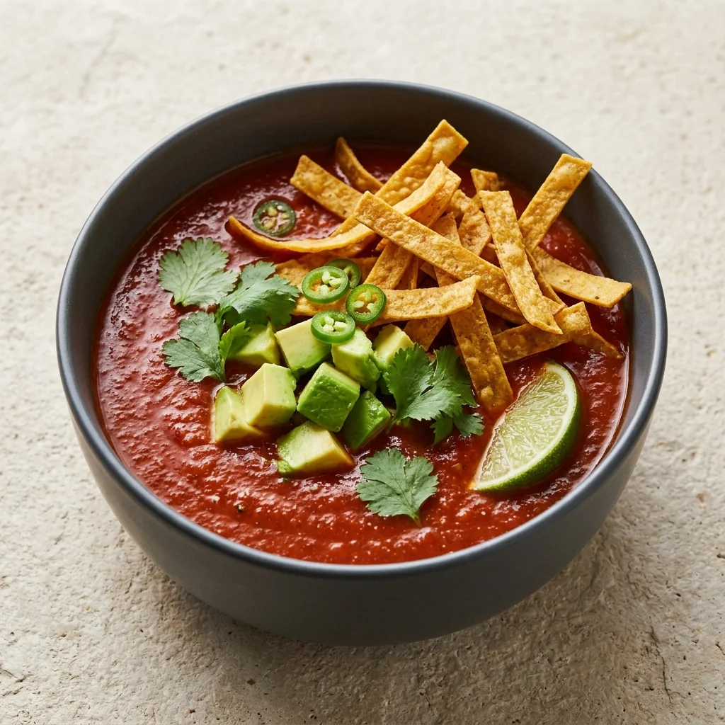 Vegan Sopa Azteca