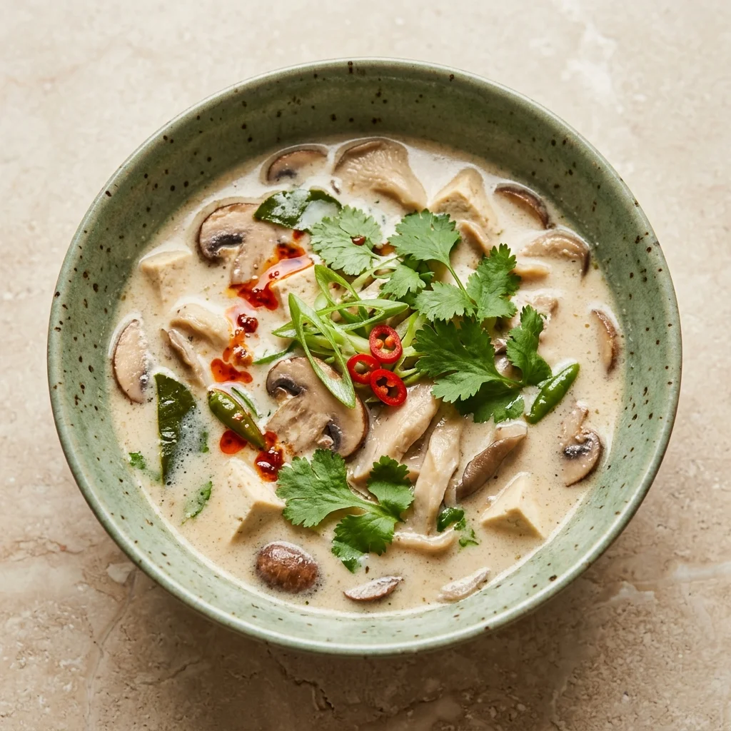 Vegan Tom Kha Soup