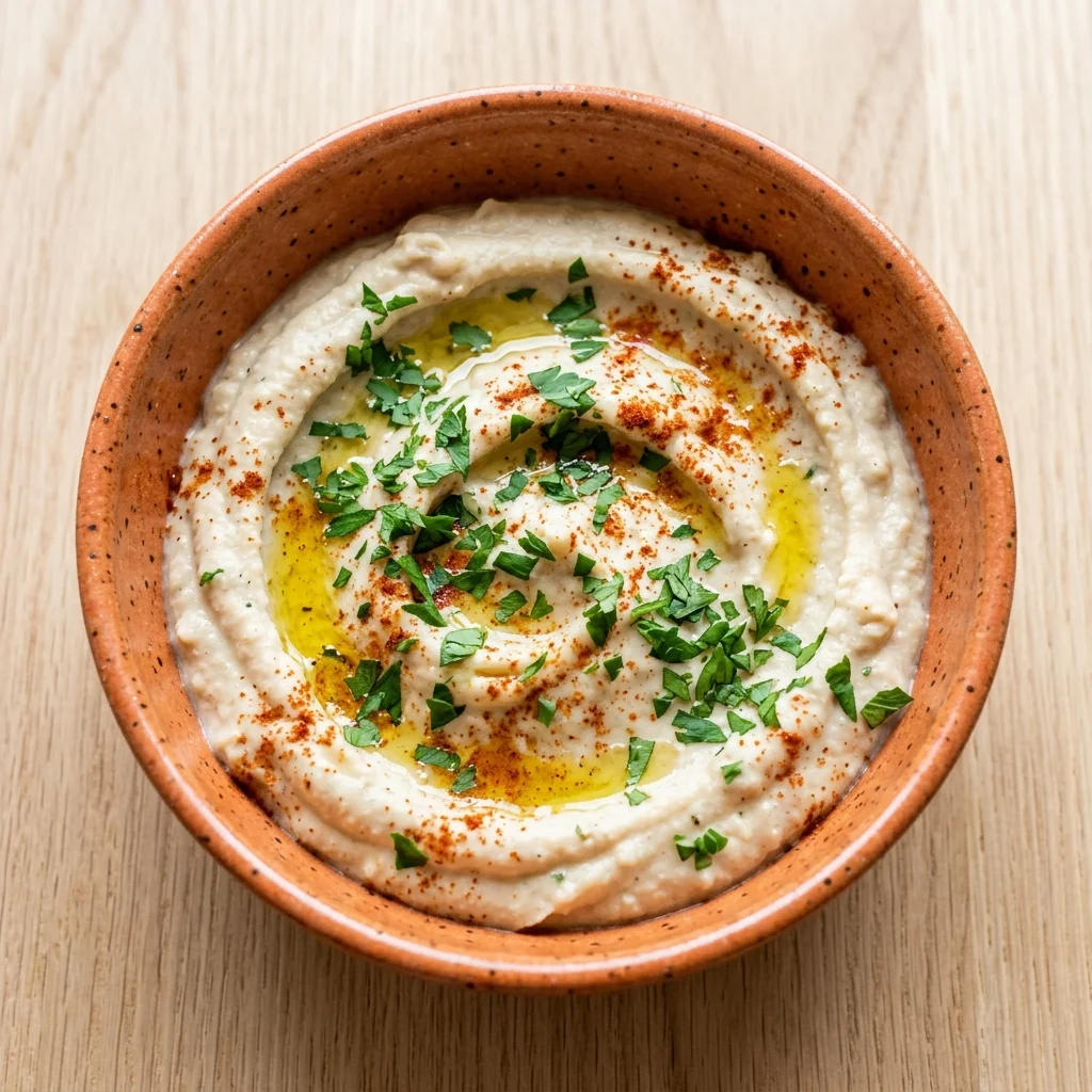Roasted Garlic White Bean Dip