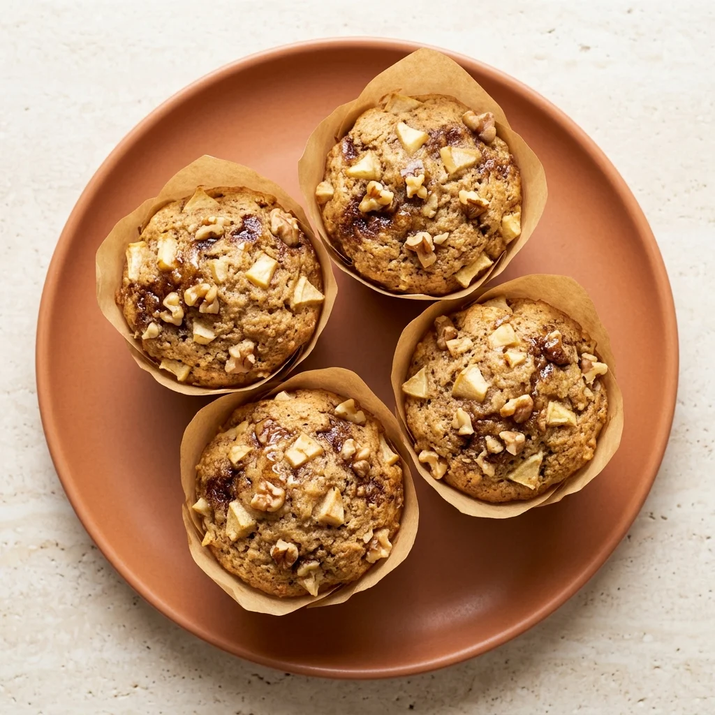 Almond Flour Apple Cinnamon Muffins