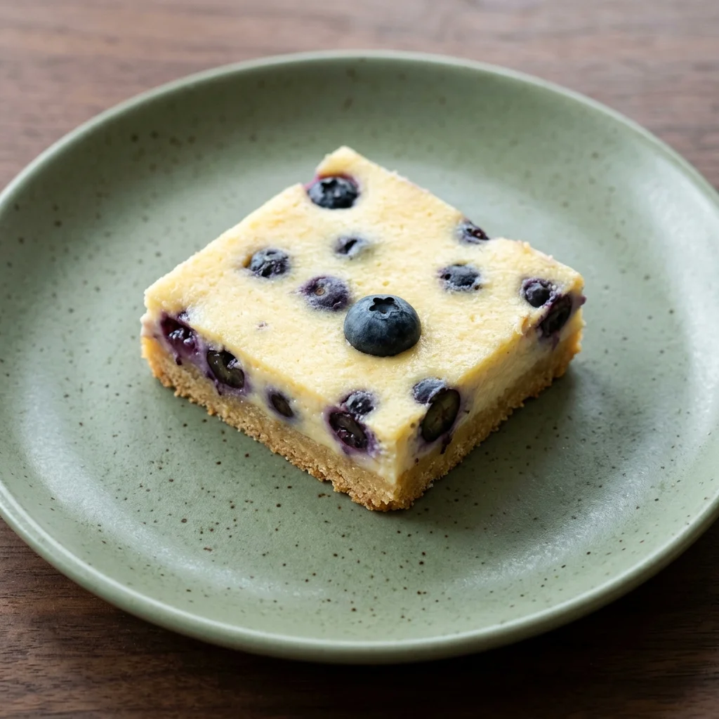 Blueberry Lemon Bars with Almond Flour Crust