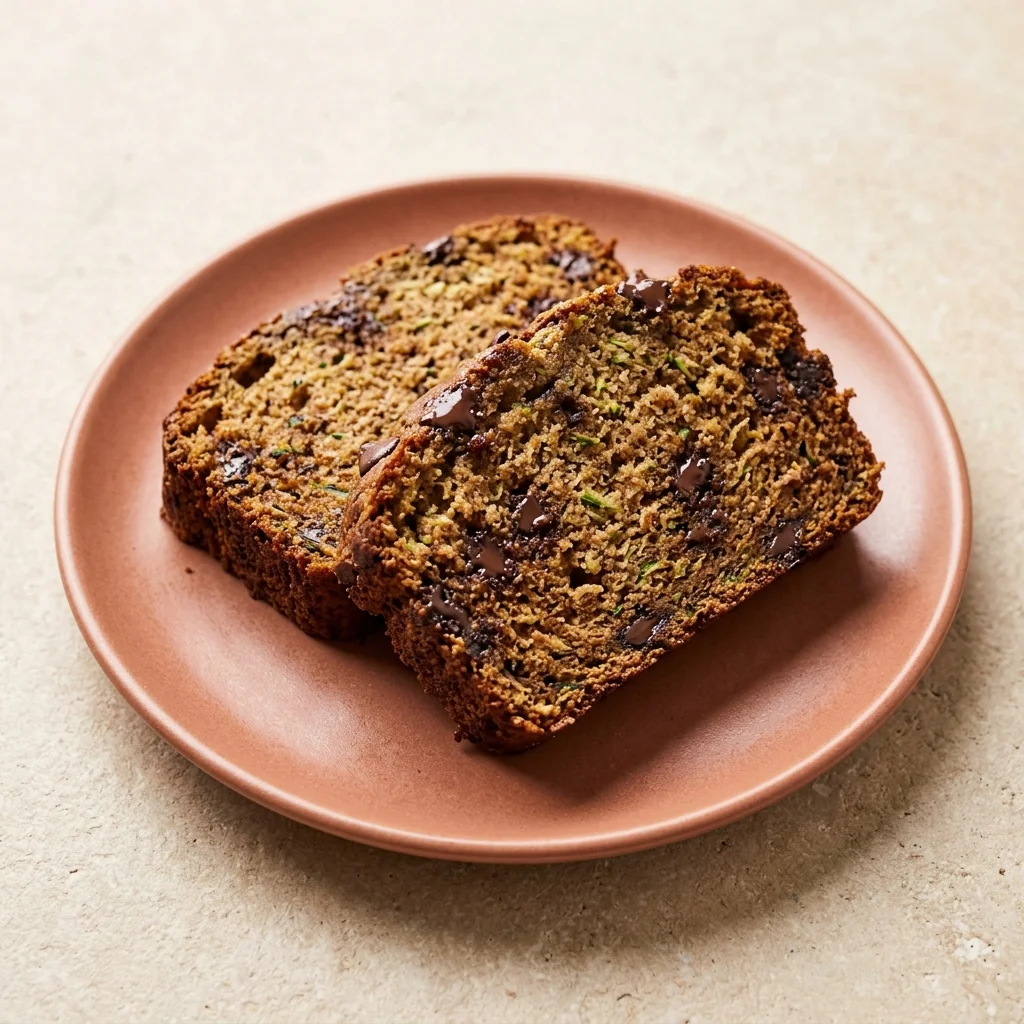 Dark Chocolate Chip Zucchini Bread