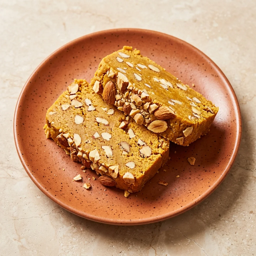 Almond Halva with Honey and Turmeric