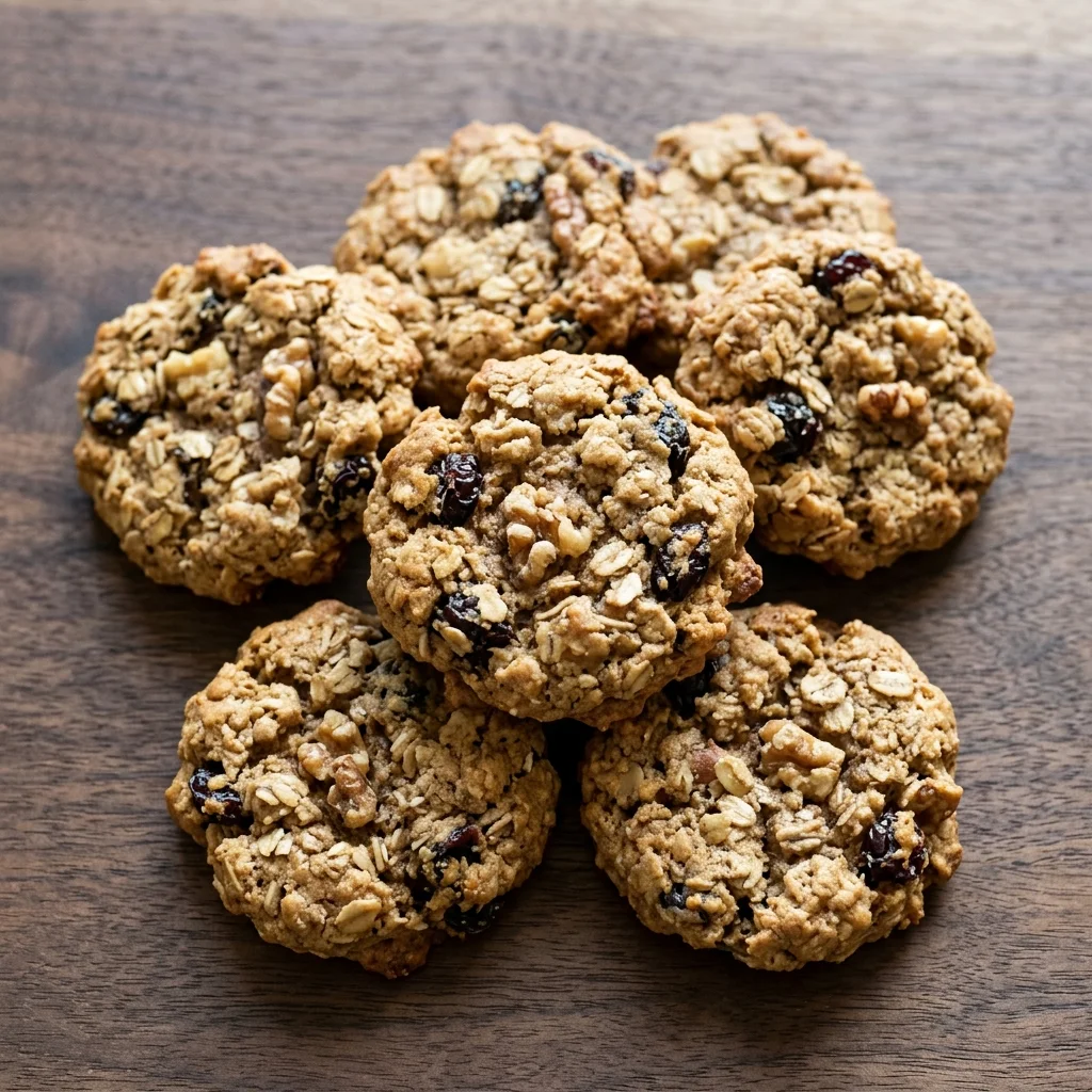 Oatmeal Walnut Cranberry Cookies