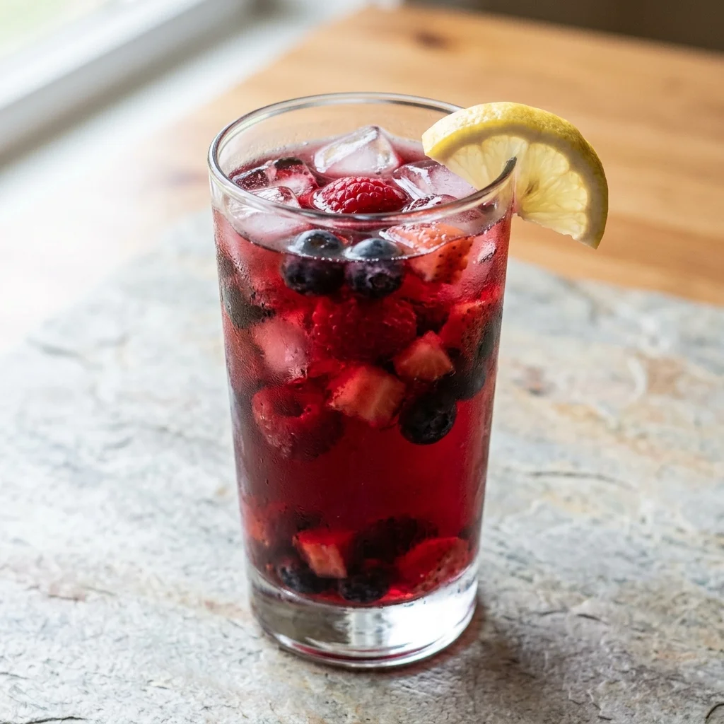 Iced Hibiscus Berry Tea