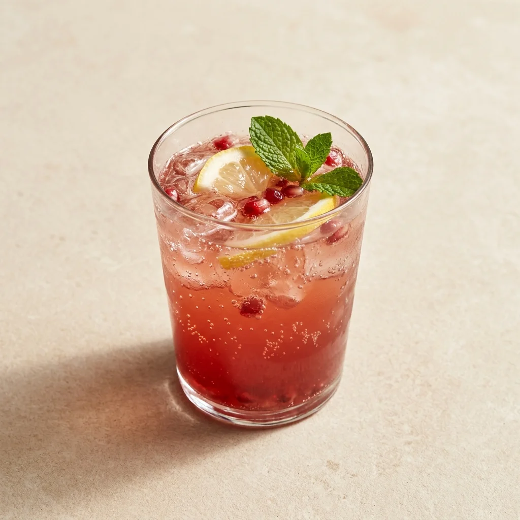 Sparkling Pomegranate Lemonade