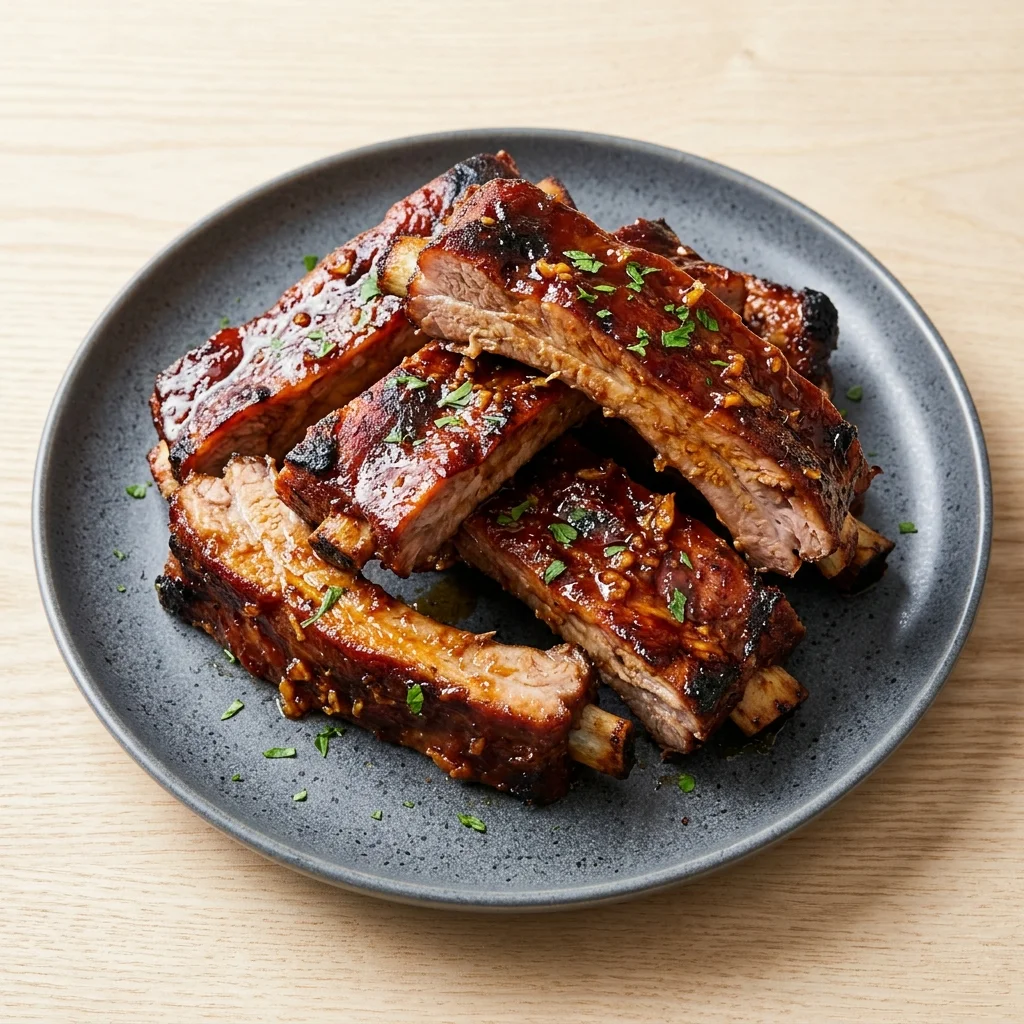 Honey & Ginger BBQ Pork Ribs