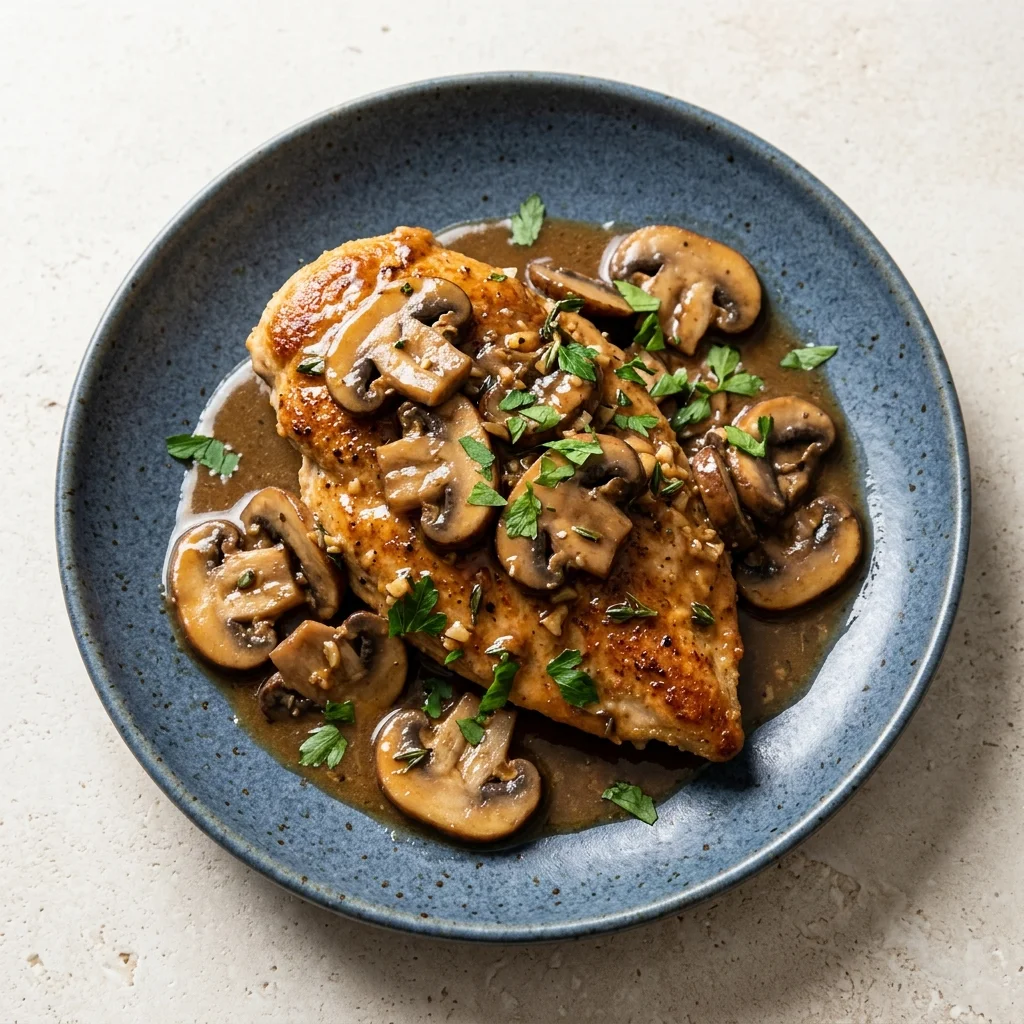 Almond Flour Chicken Marsala with Mushrooms