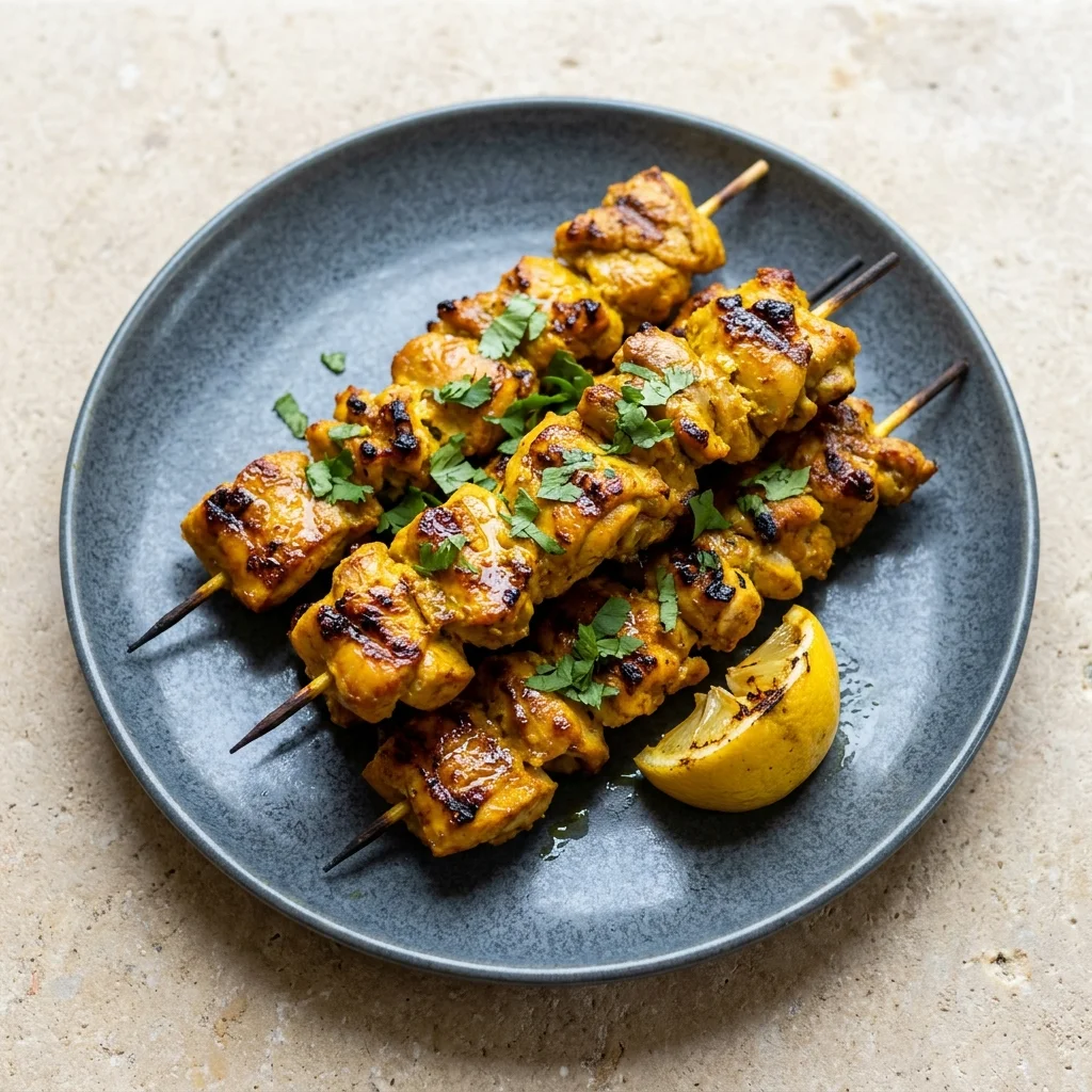 Turmeric & Ginger Chicken Kabab