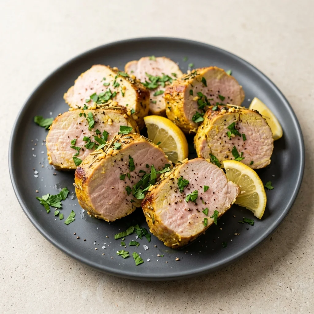 Lemon Garlic Pork Tenderloin