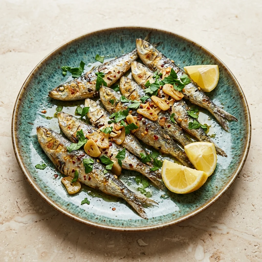 Pan-Fried Sardines with Lemon