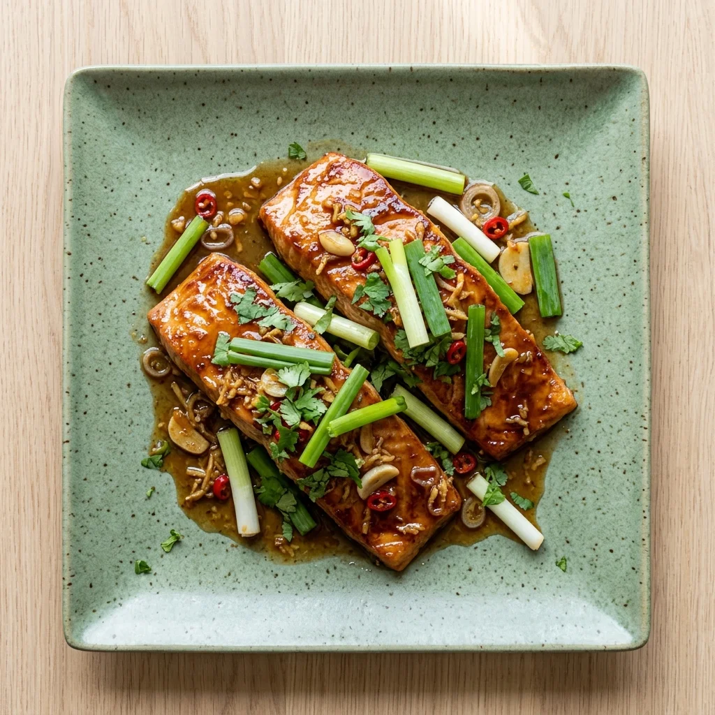 Vietnamese Caramelized Ginger Salmon