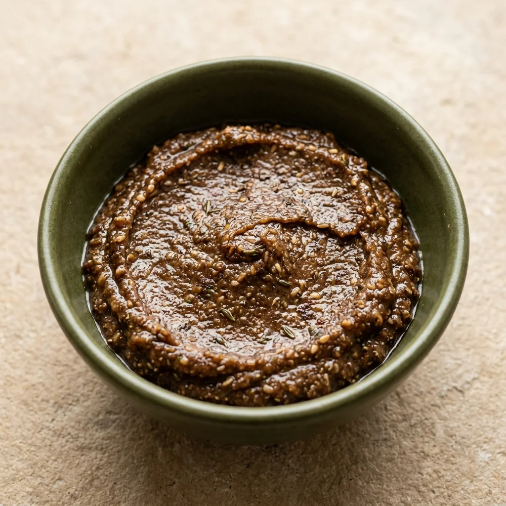 Za'atar-Tahini Date Paste