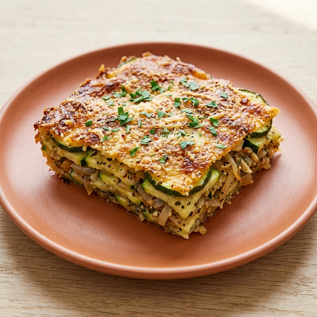 Zucchini Gratin with Parmesan & Herbs