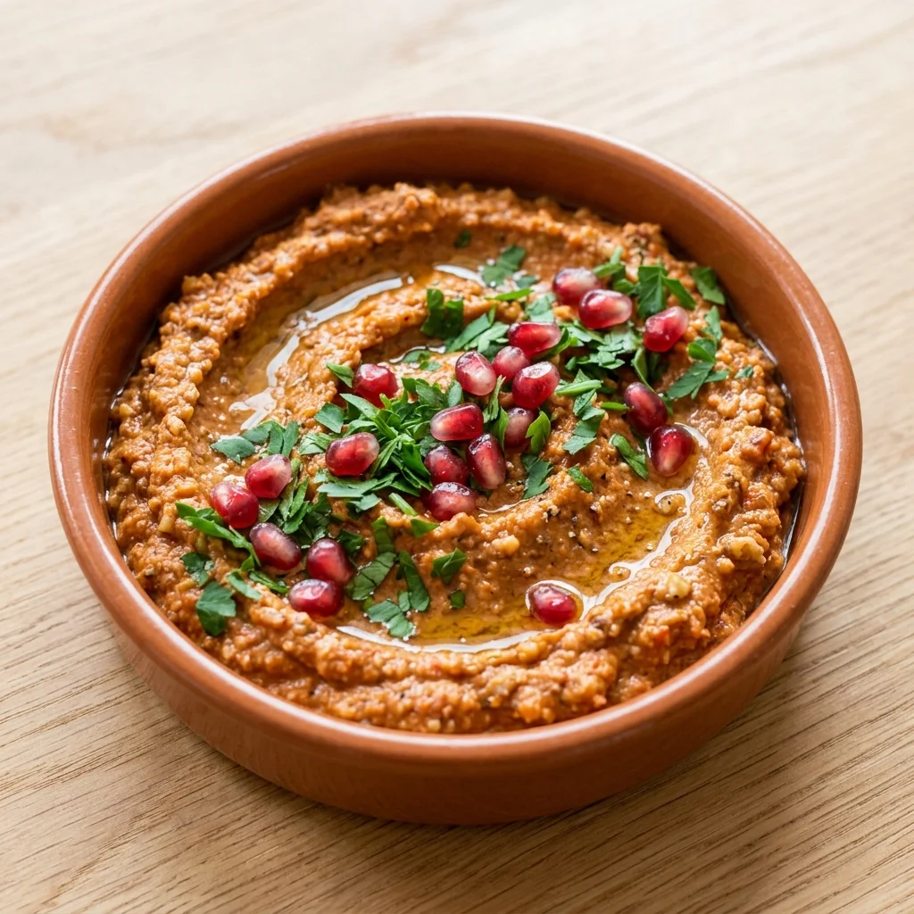 Muhammara (Roasted Red Pepper & Walnut Dip)