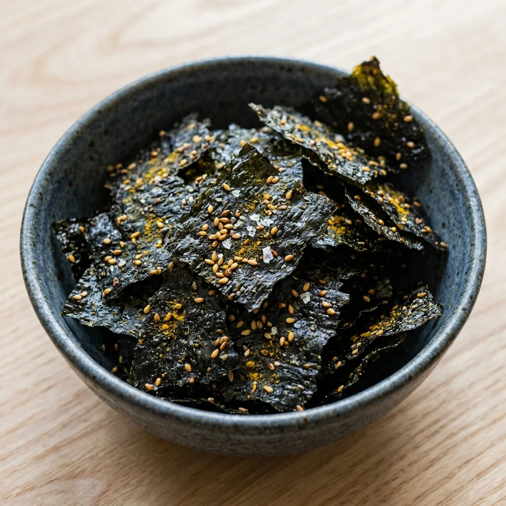 Sesame & Turmeric Roasted Seaweed Snacks
