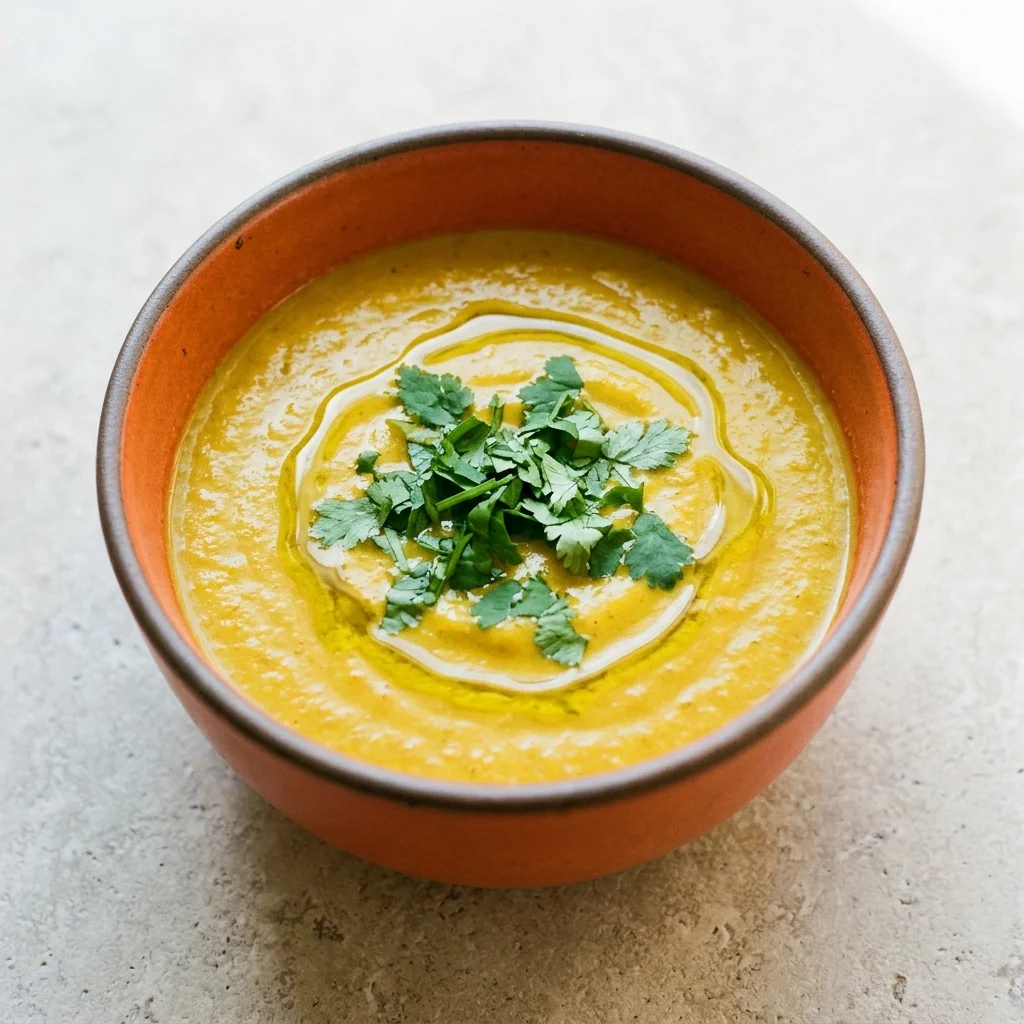 Curried Cauliflower Soup with Turmeric & Ginger