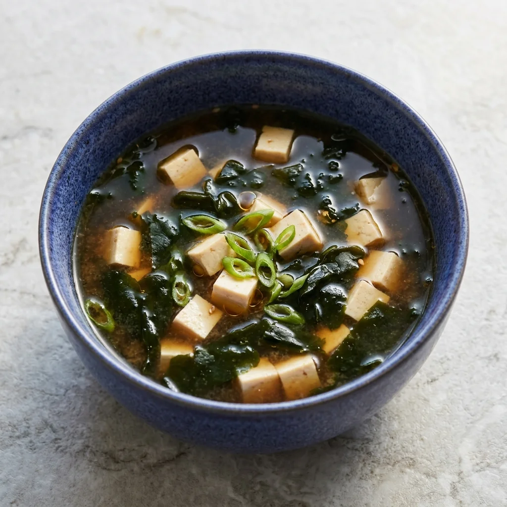Miso Soup with Tofu and Wakame