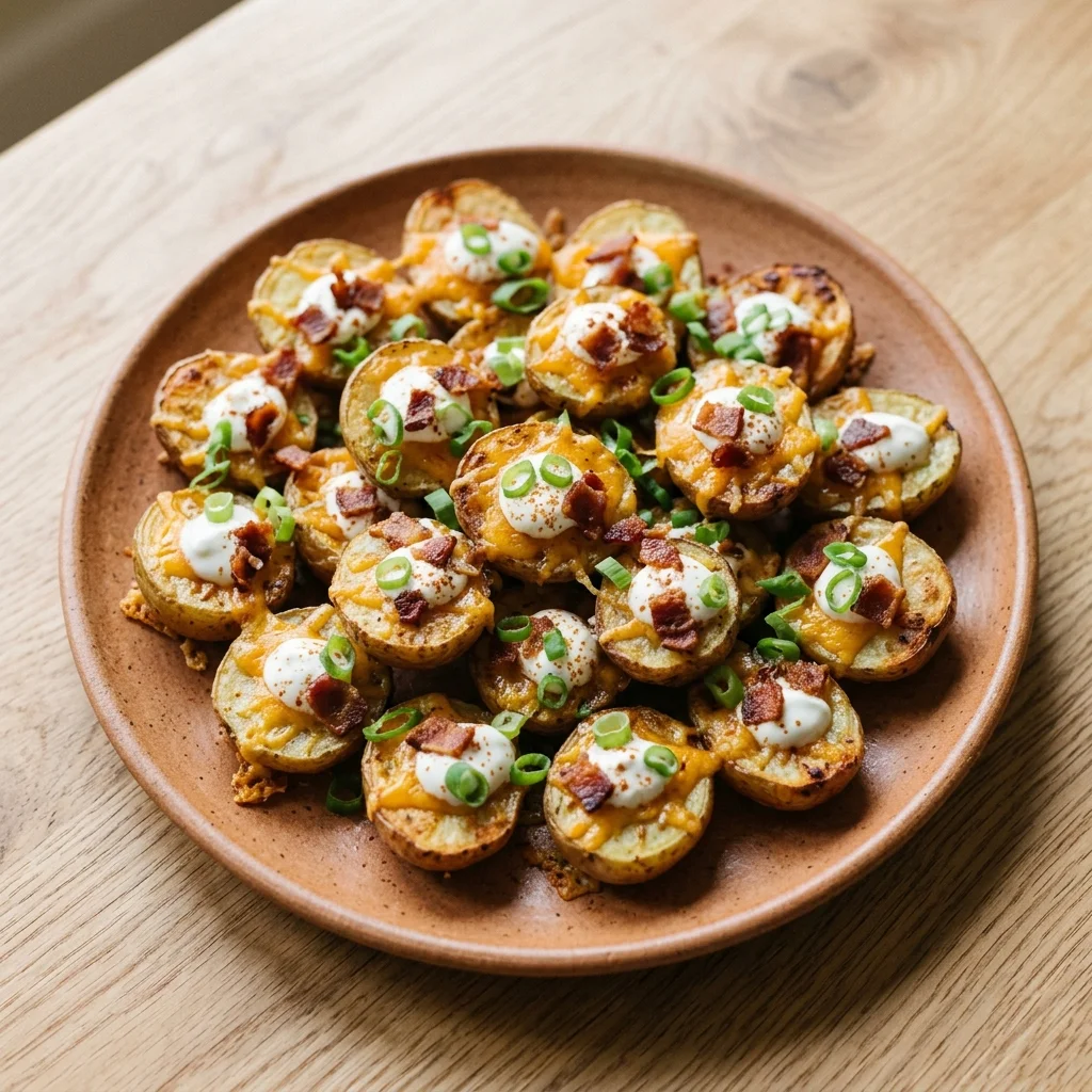 Loaded Baked Mini Potatoes