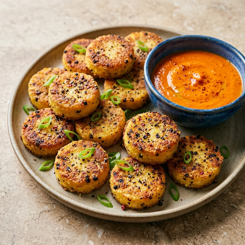 Peppercorn Polenta Bites