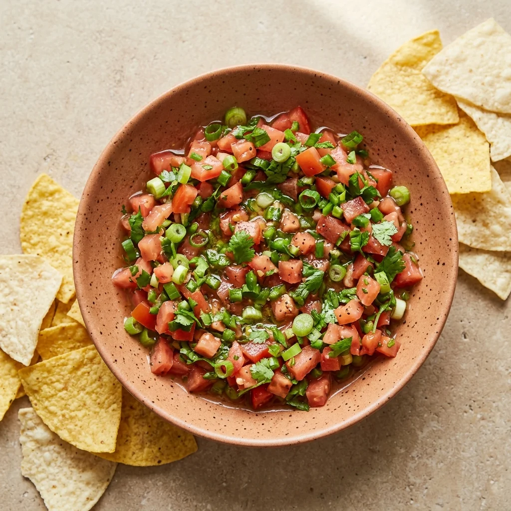 Fresh Tomato Salsa and Tortilla Chips