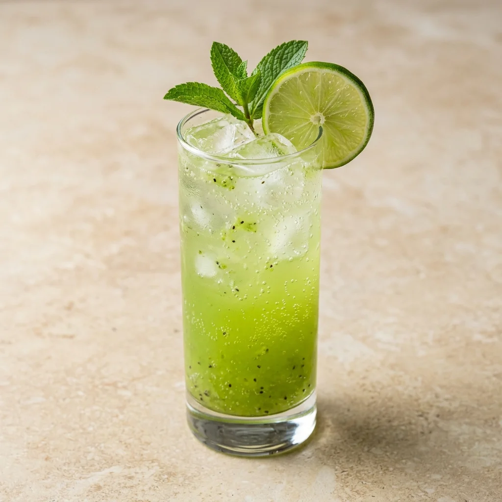 Kiwi Lime Mocktail Spritz