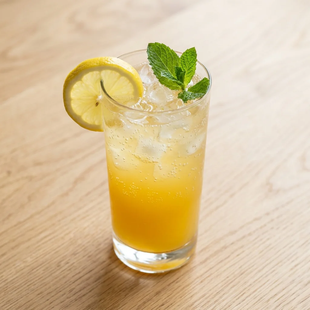 Lemon Ginger Mocktail Spritz