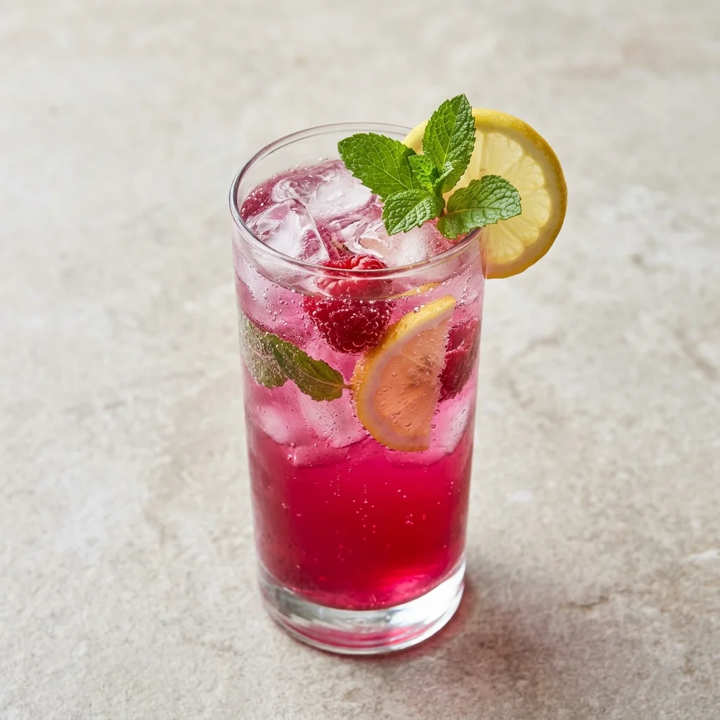 Raspberry Lemon Agua Fresca