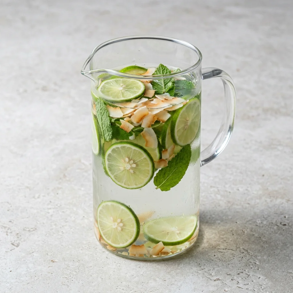 Coconut Lime Infused Water