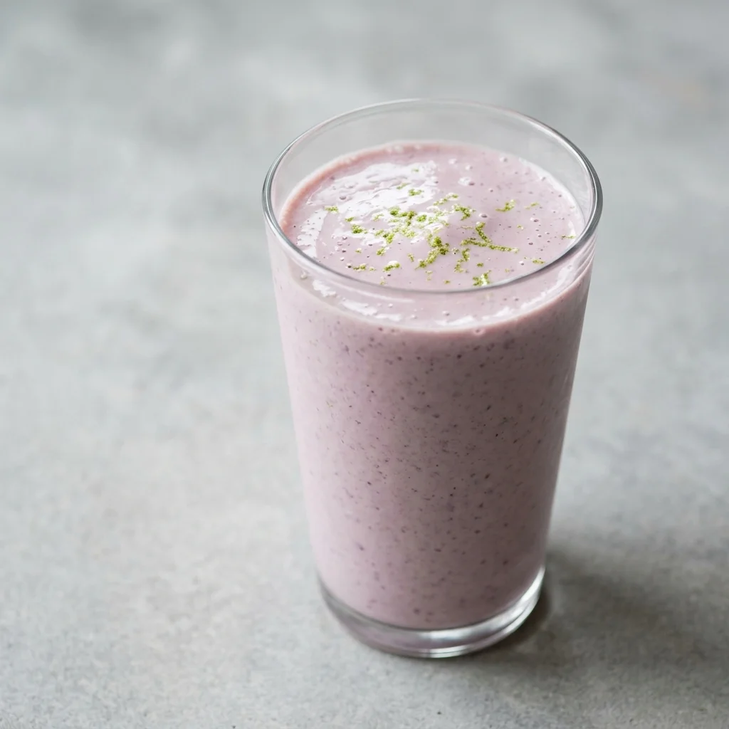 Creamy Grape Lime Smoothie
