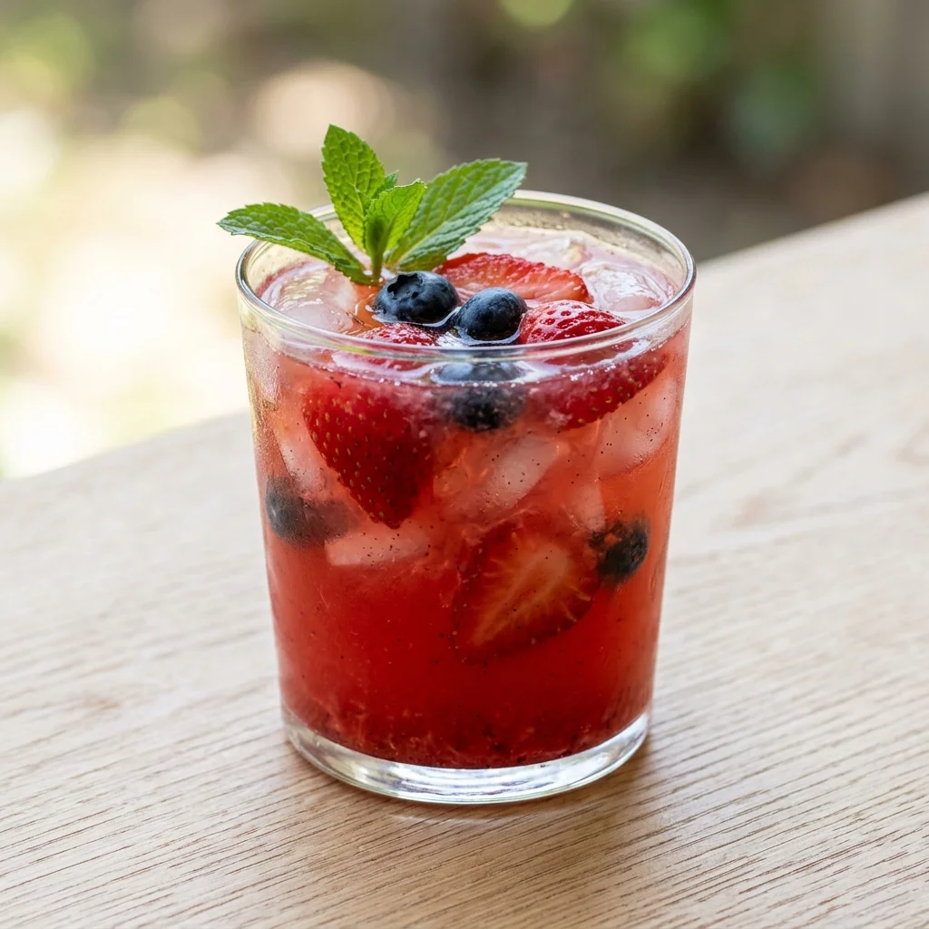 Fresh Vanilla Berry Lemonade