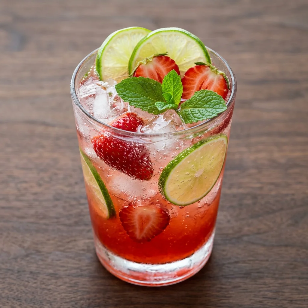 Garden Strawberry Lime Cooler