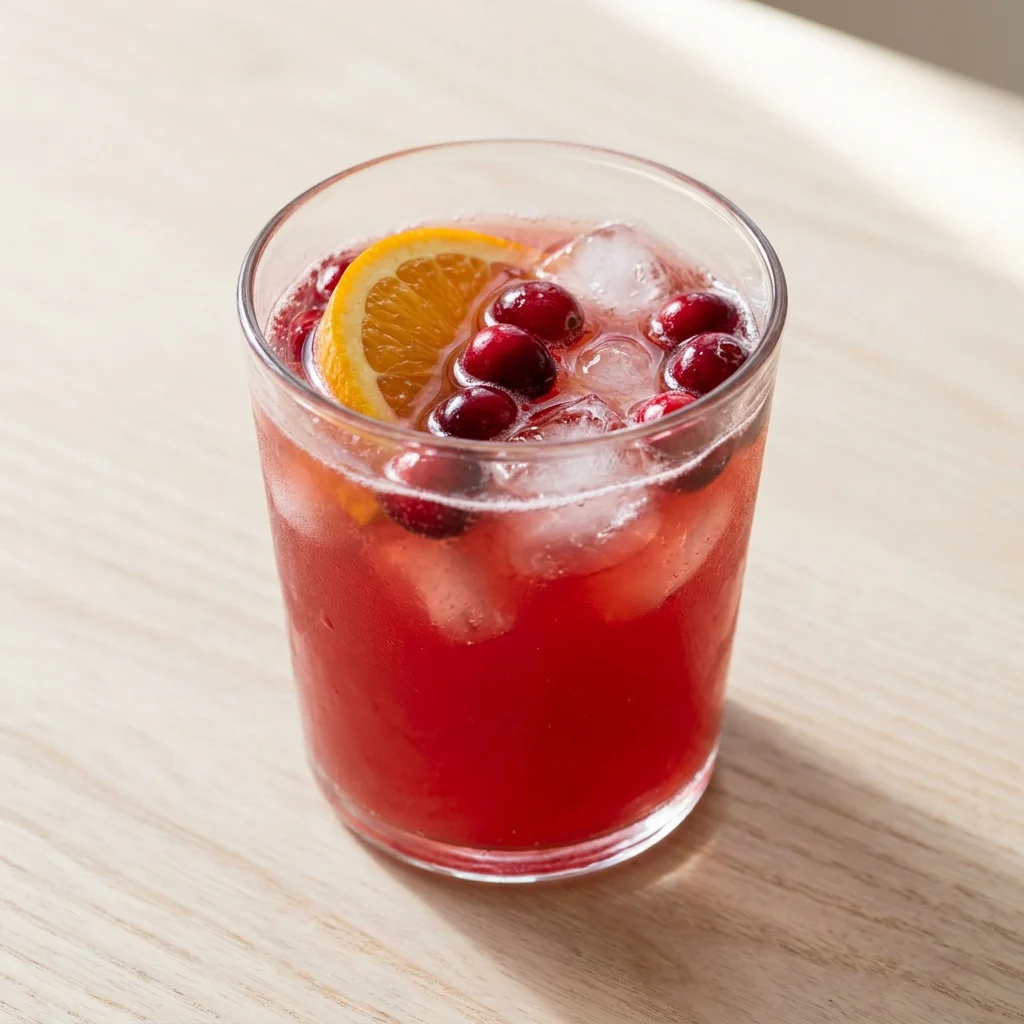 Cranberry Orange Agua Fresca