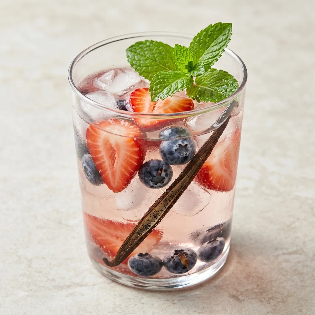 Vanilla Berry Infused Water