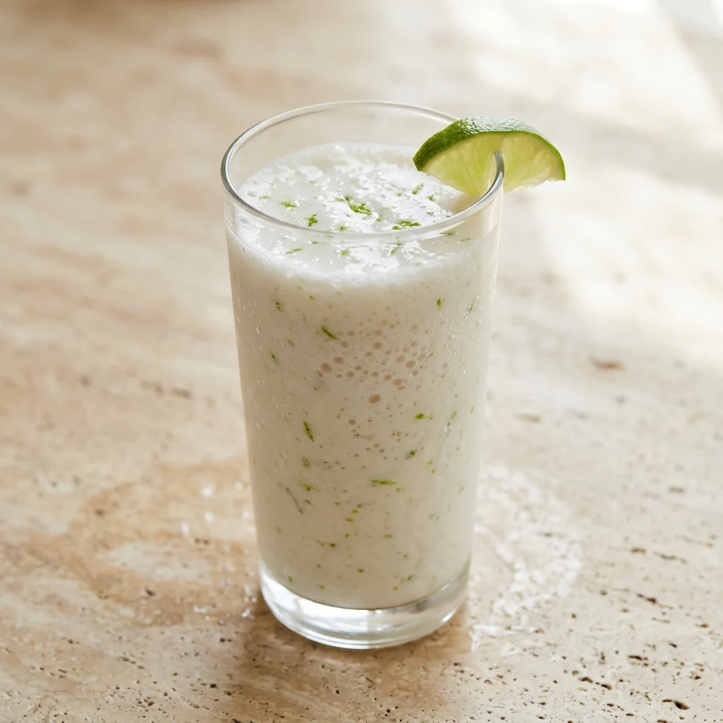 Sparkling Coconut Lime Smoothie