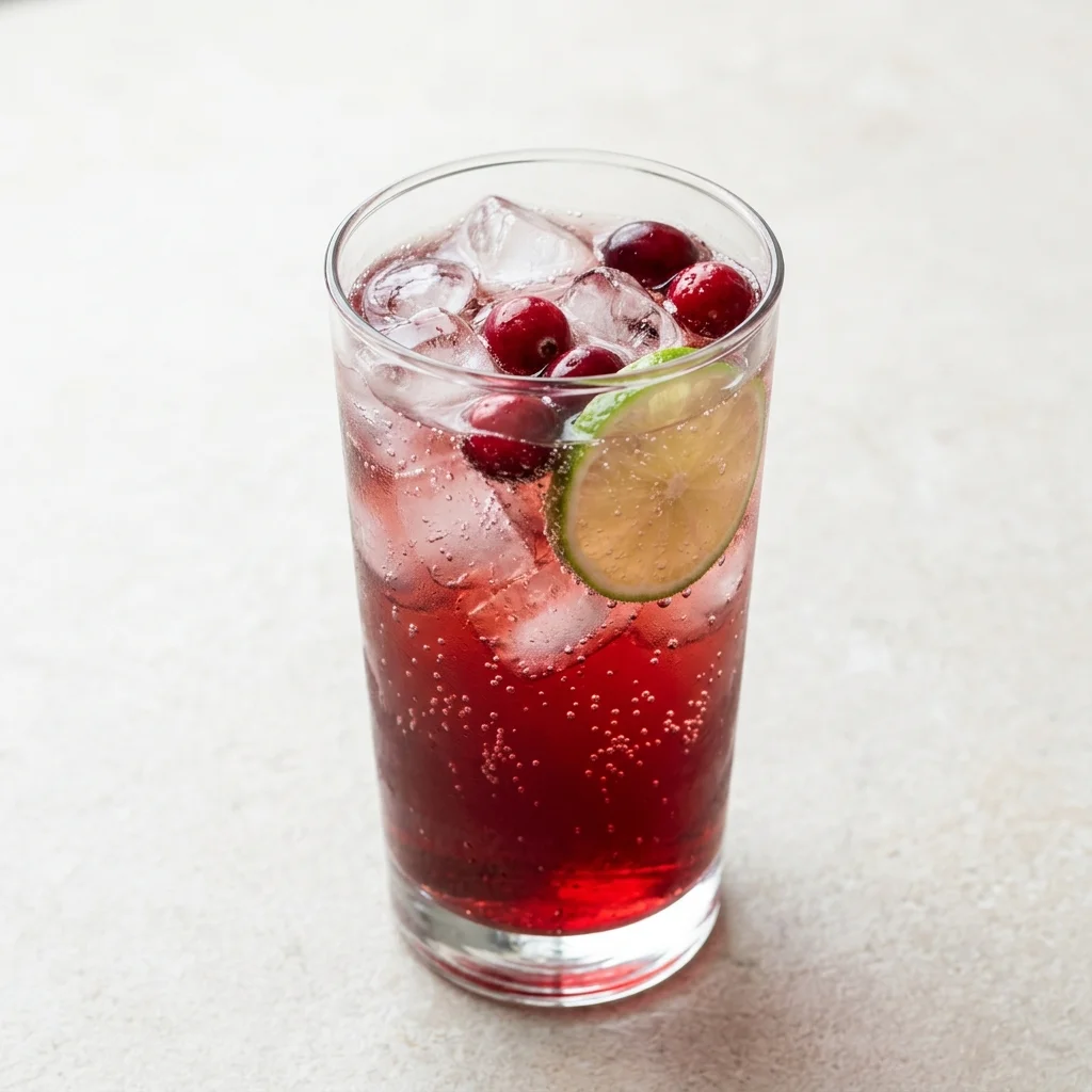 Sparkling Cranberry Ginger Spritzer