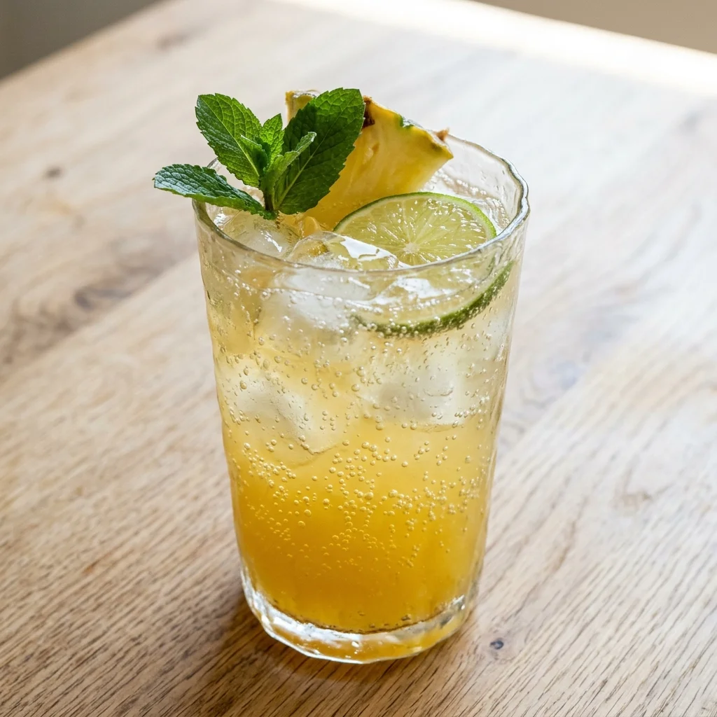 Sparkling Pineapple Ginger Spritzer