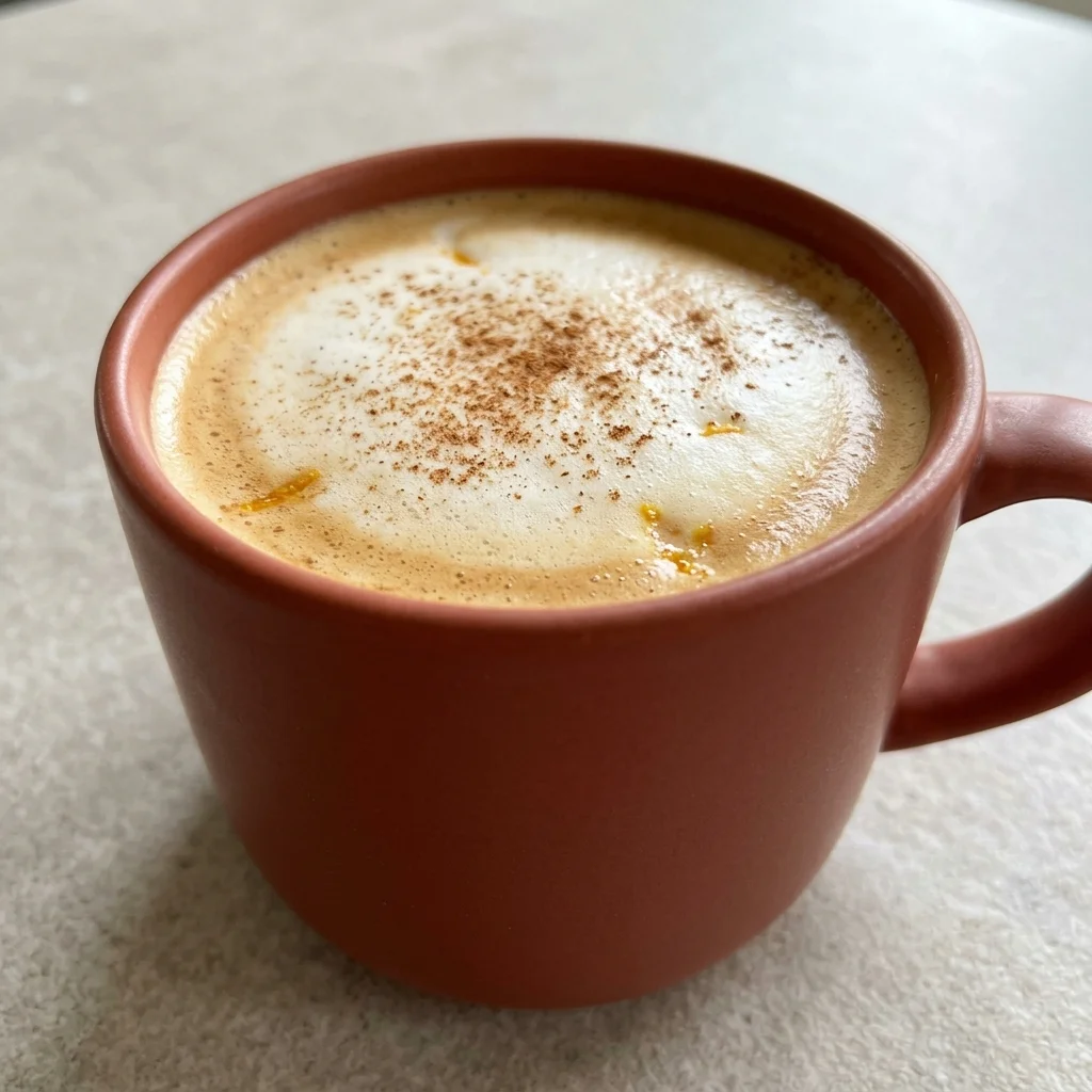Rooibos Orange Tea Latte