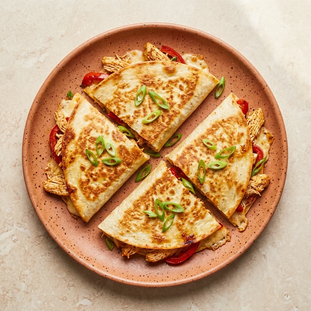 Oregano Chicken Quesadillas