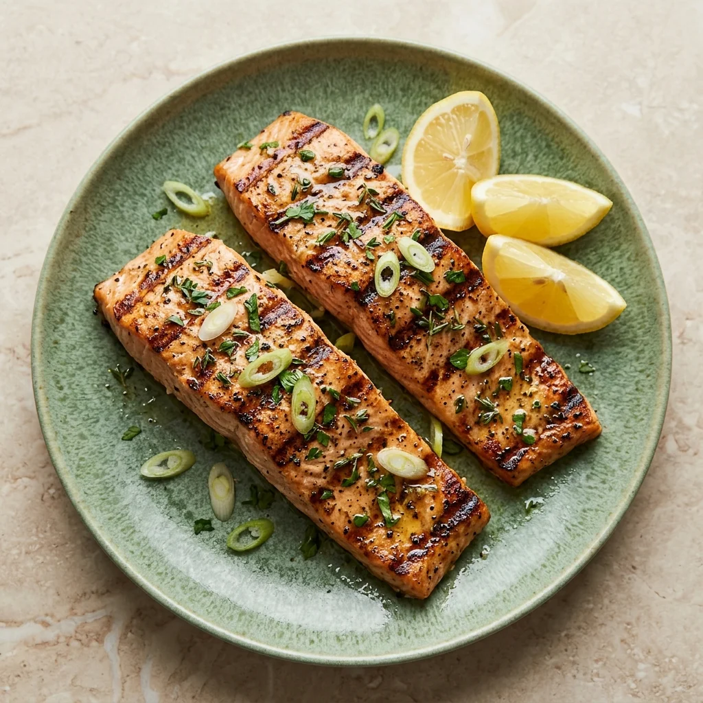 Grilled Lemon Salmon