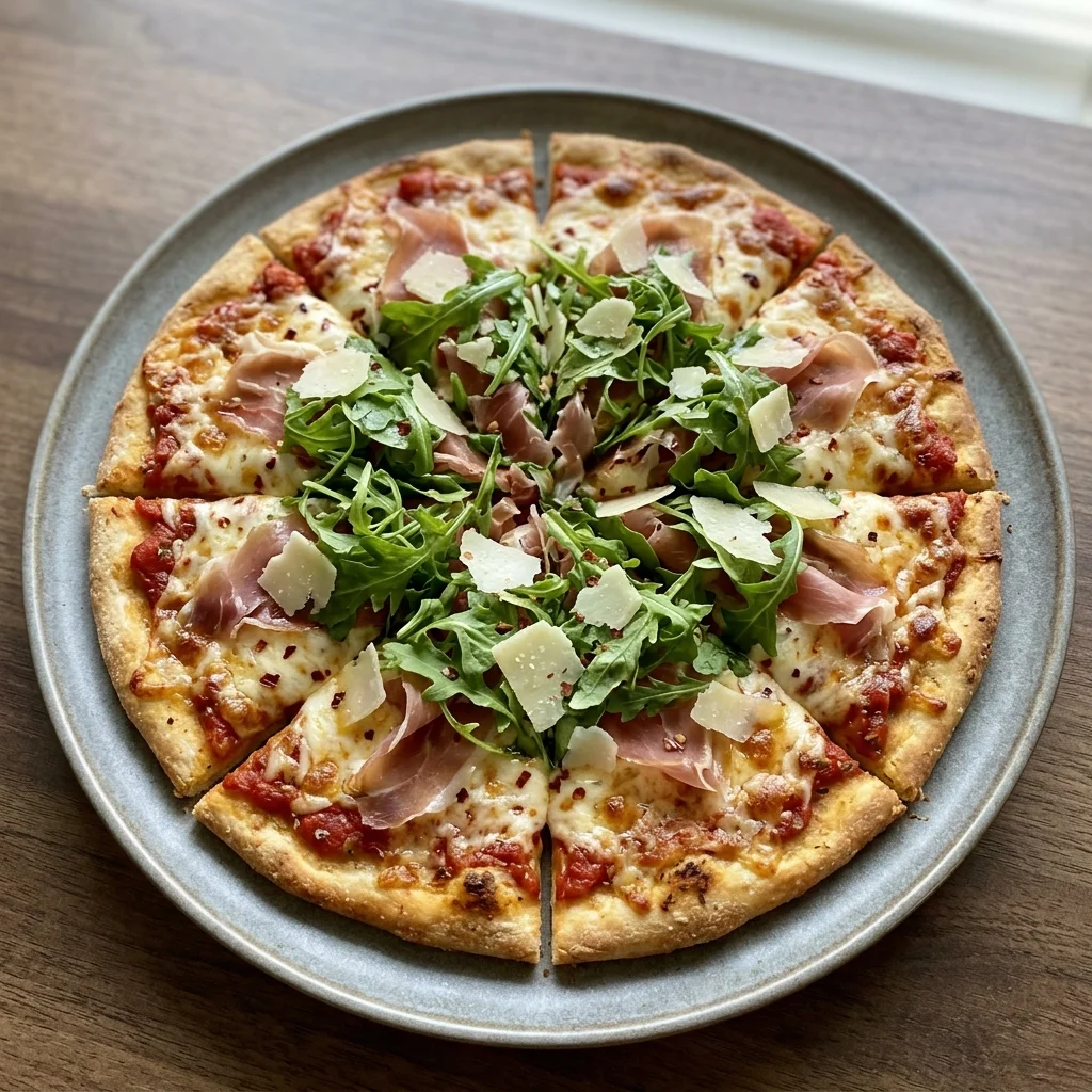 Prosciutto and Arugula Pizza