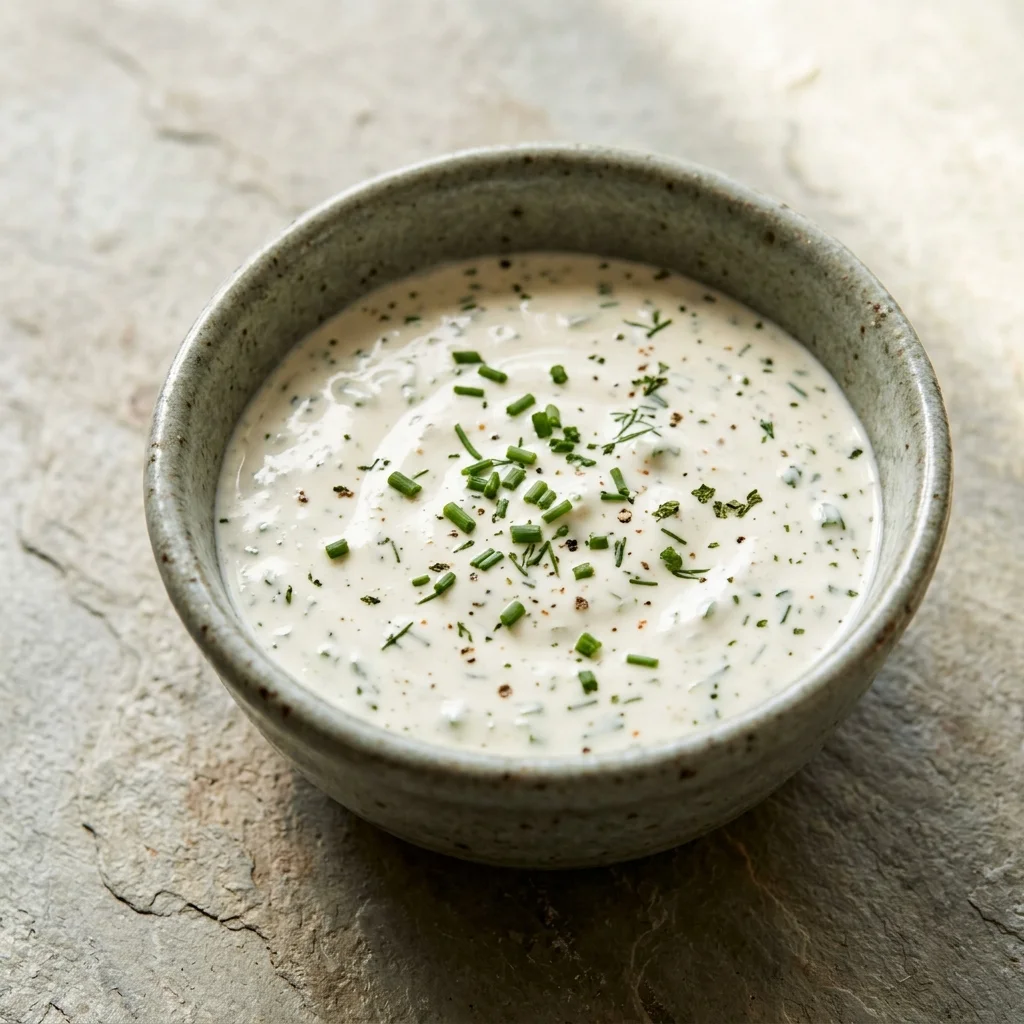 Creamy Ranch Chive Dressing