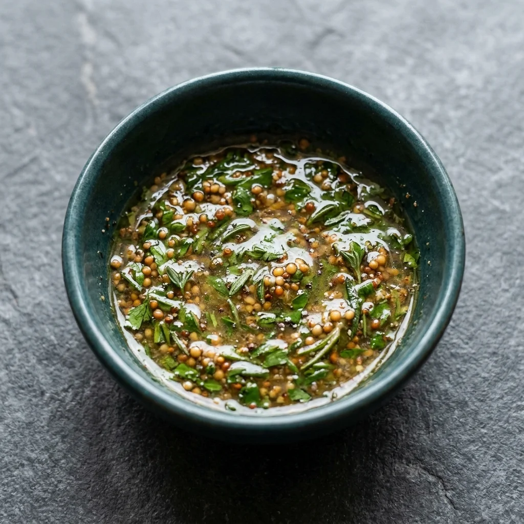 Maple-Dijon Herb Oil