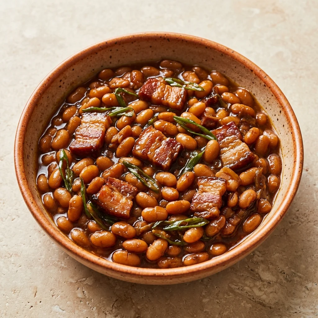 Maple & Bacon Boston Baked Beans