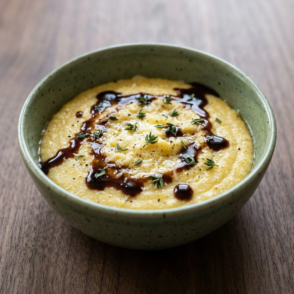 Balsamic Maple Corn Polenta