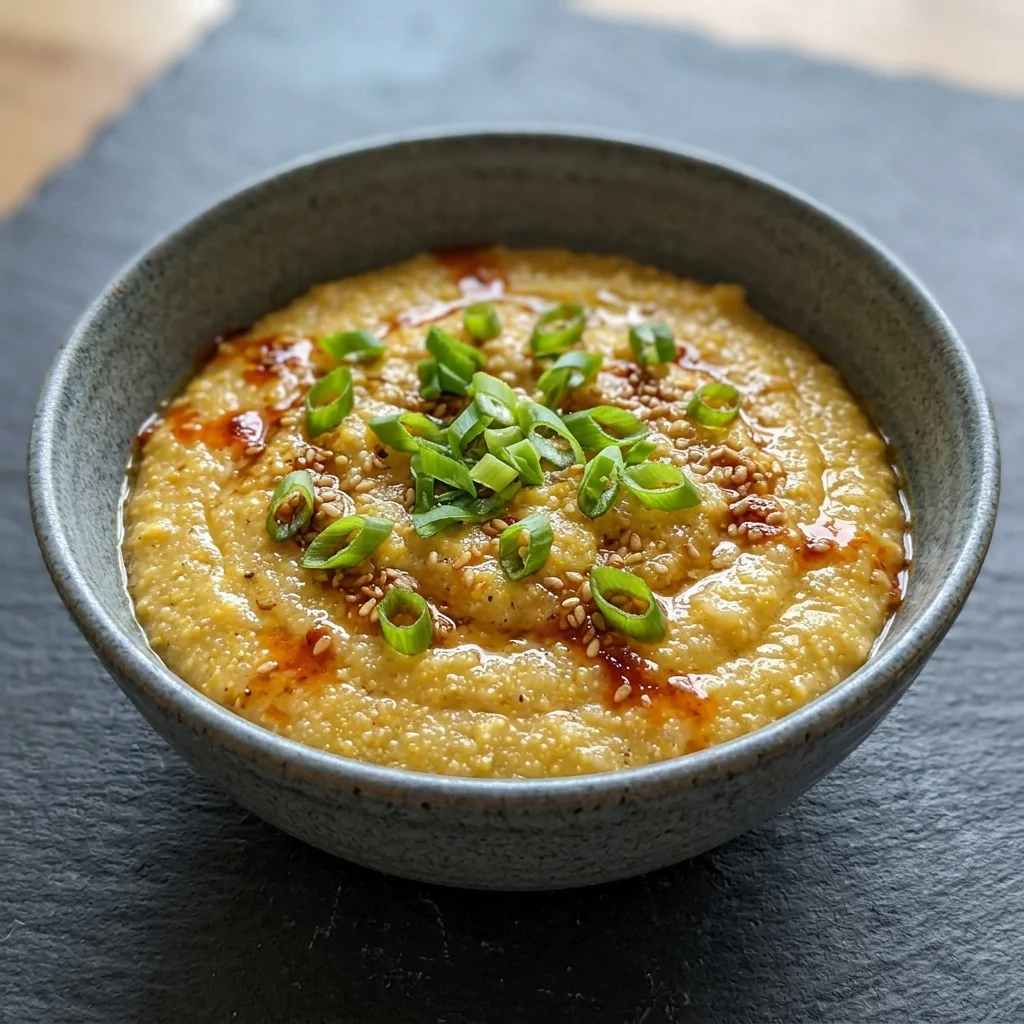 Miso-Ginger Corn Polenta