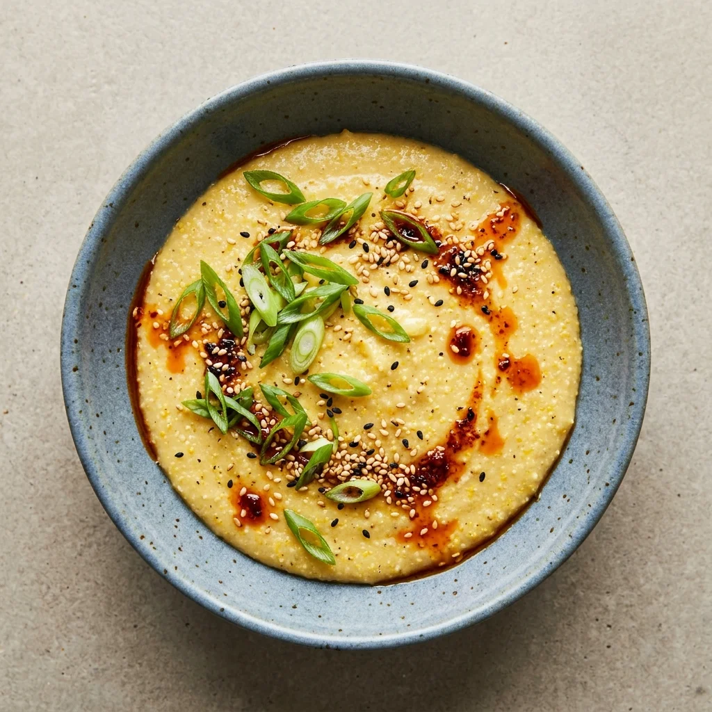 Sesame-Ginger Corn Polenta