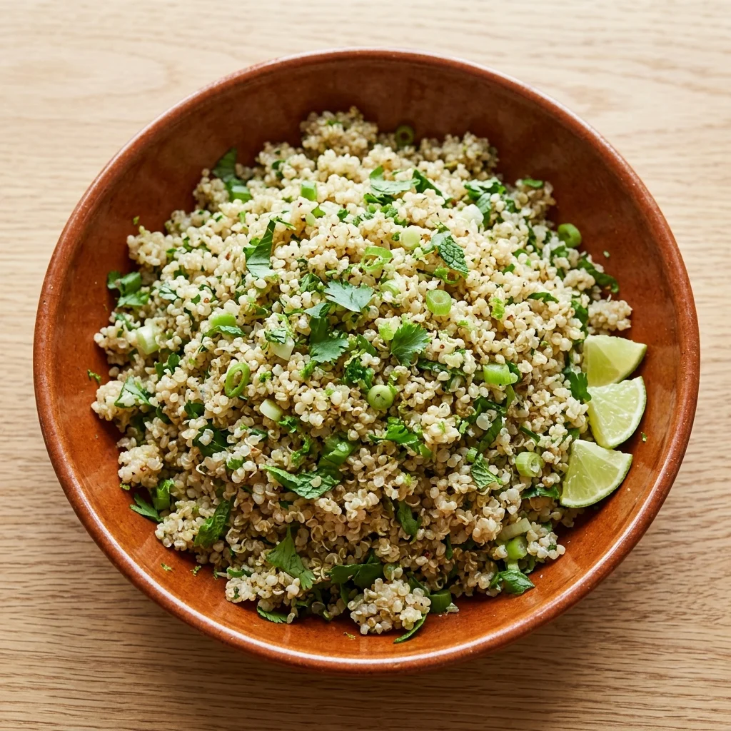 Herbed Coconut-Lime Quinoa Pilaf