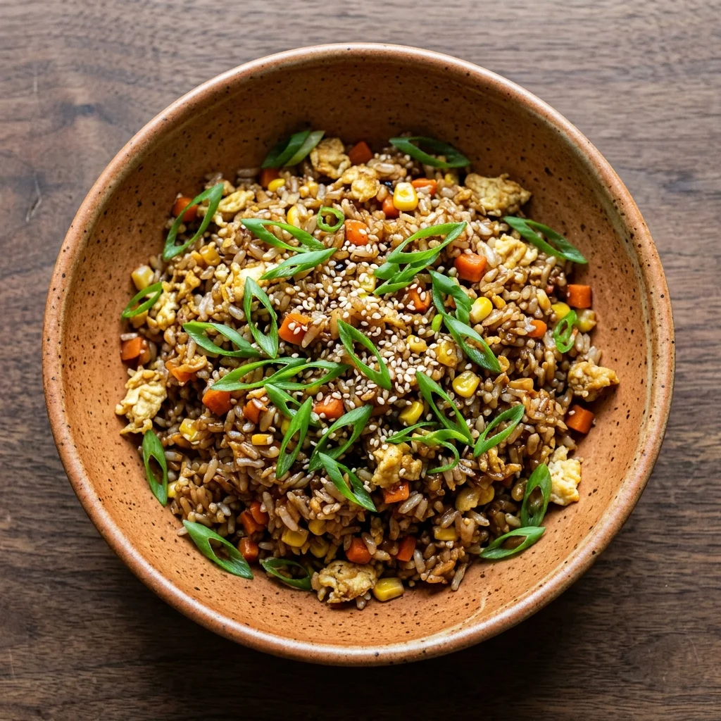 Balsamic Maple Fried Rice