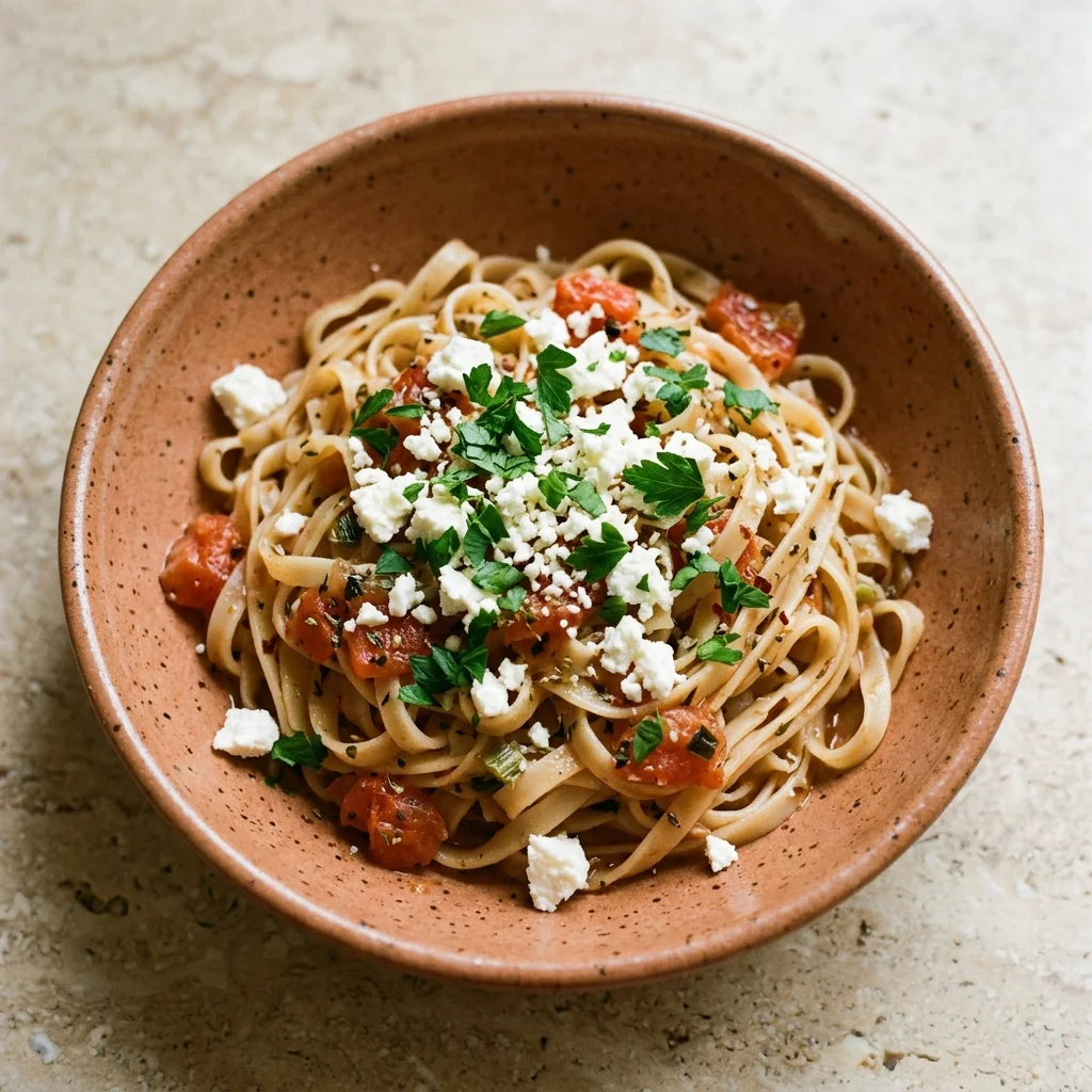 Greek Oregano Rice Noodles